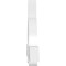 Ekena Millwork Ericson Architectural Grade PVC Gable Bracket, 84"W x 28"H x 4"D x 6"F, 8/12 Pitch GBP084X28X0406ERI00 - alternate 4